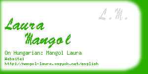 laura mangol business card